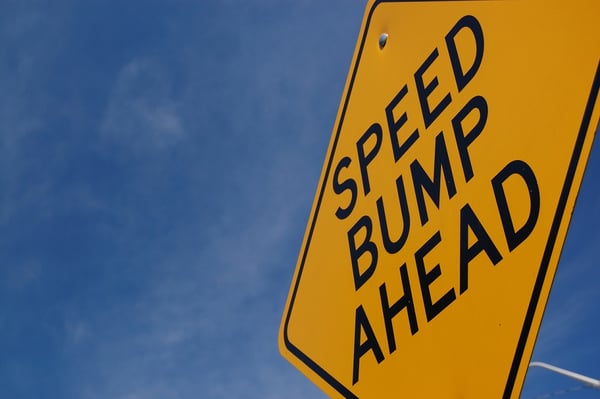 speed bumps ahead